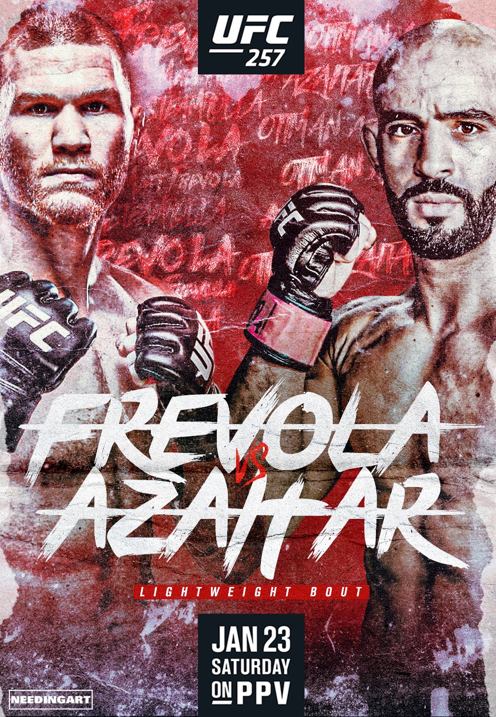 UFC 257 - Las Vegas  - Poster et affiche