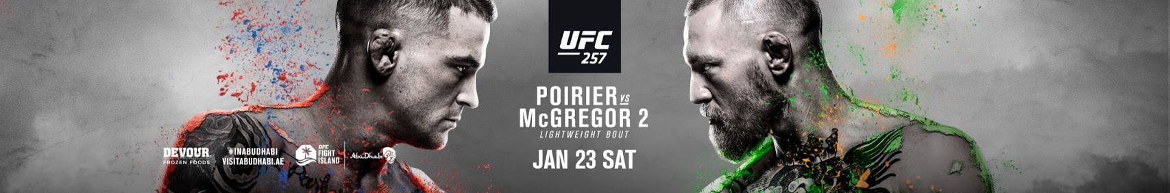 UFC 257 - Las Vegas  - Poster et affiche