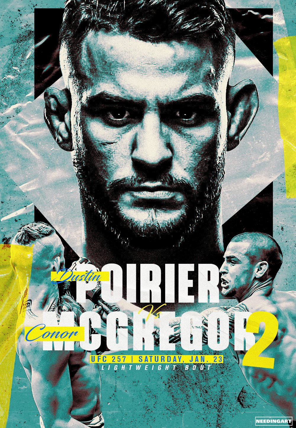 UFC 257 - Las Vegas  - Poster et affiche