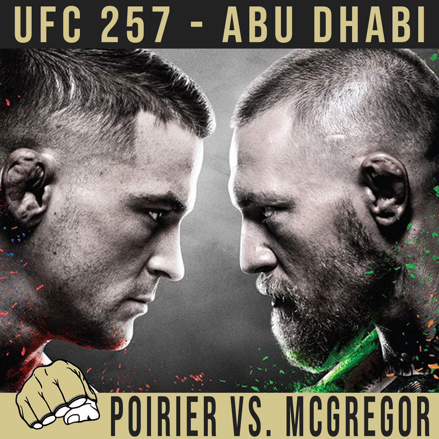 UFC 257 - Las Vegas  - Poster et affiche