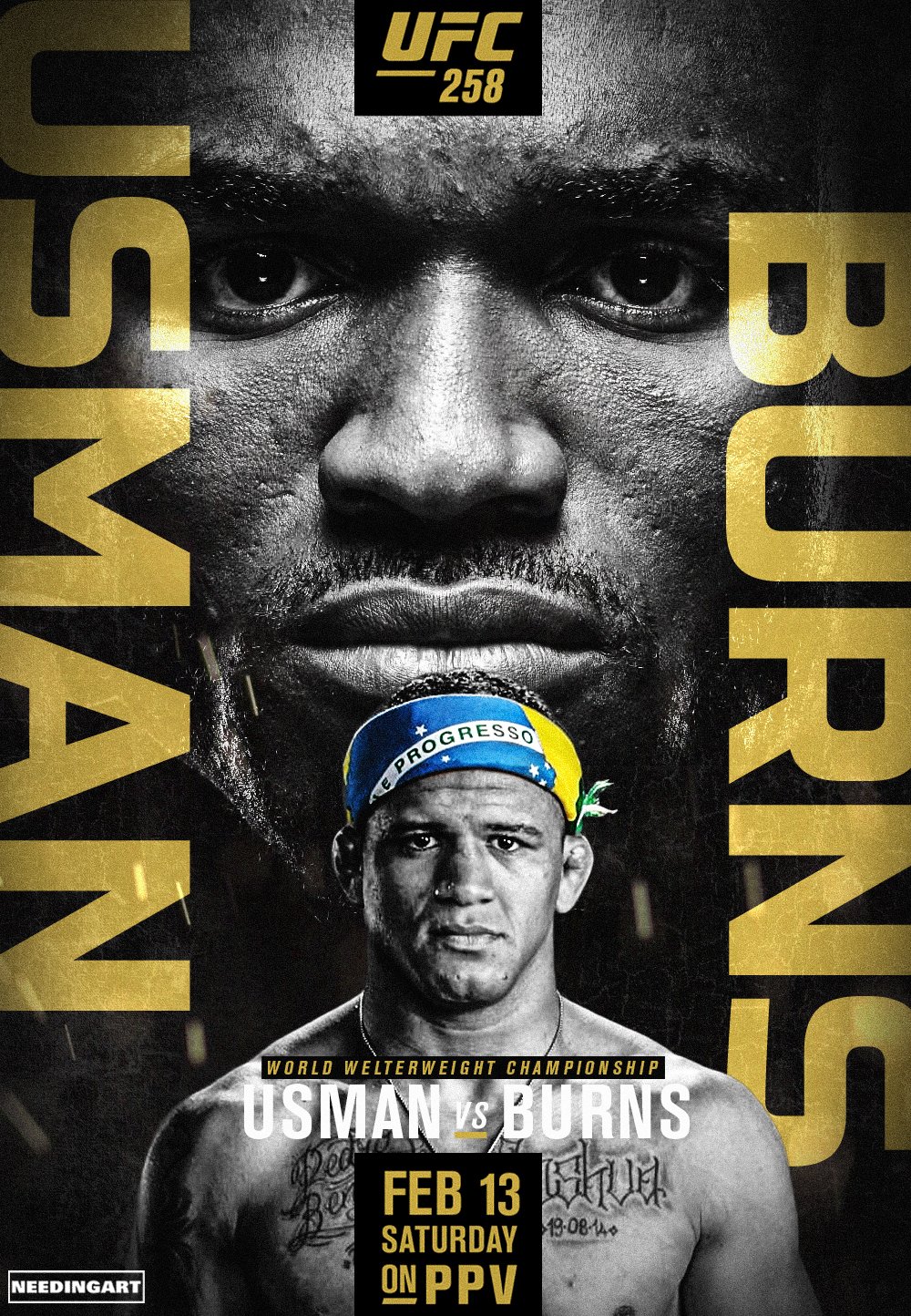 UFC 258 - Las Vegas  - Poster et affiche