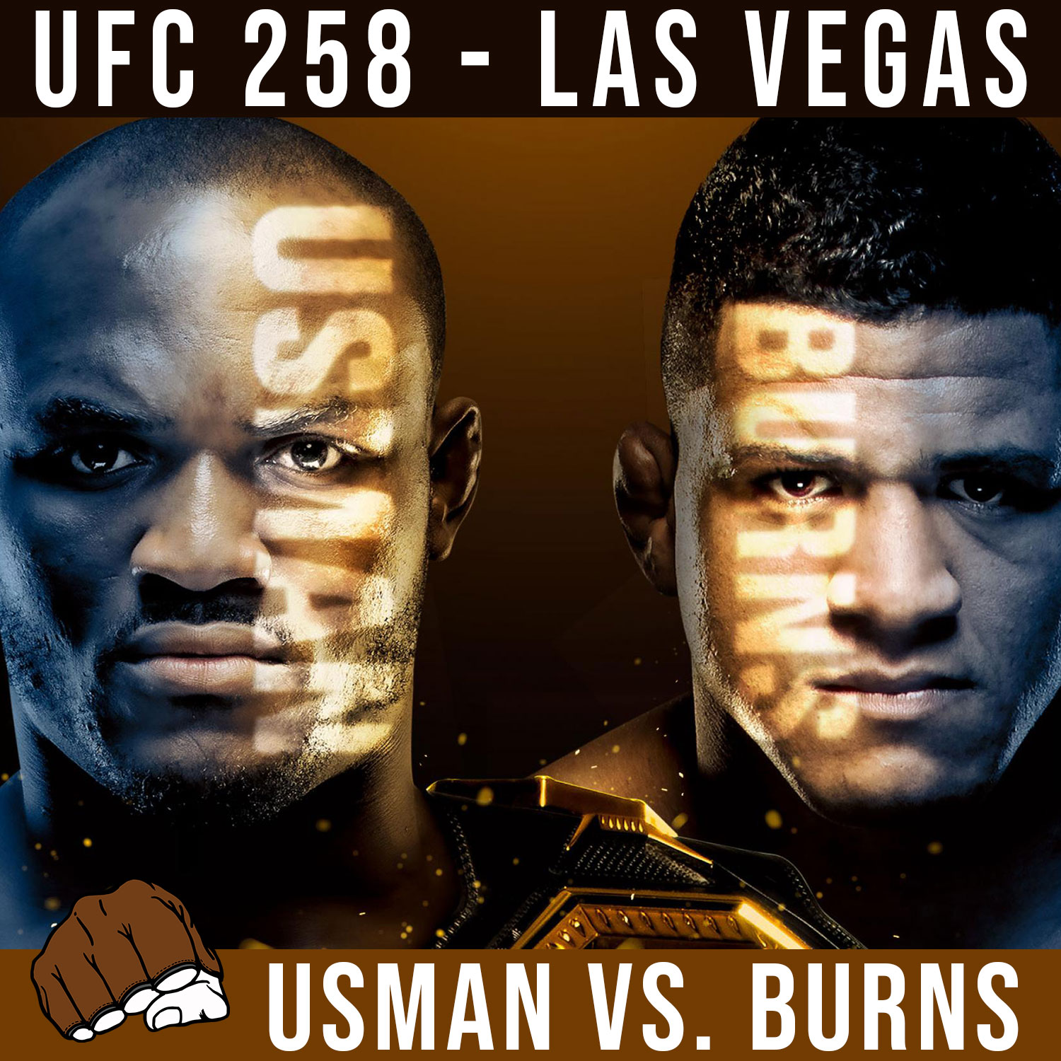 UFC 258 - Las Vegas  - Poster et affiche