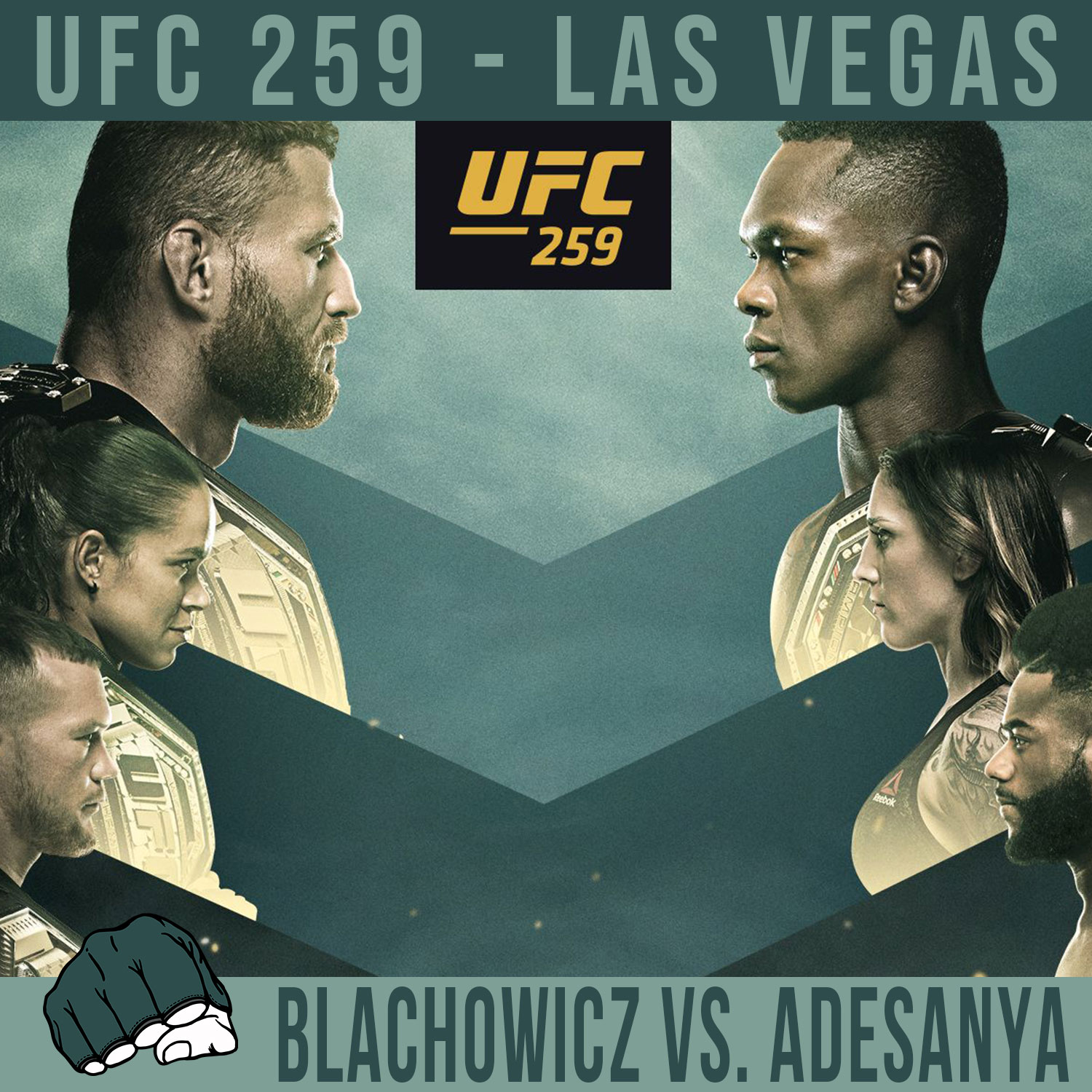 UFC 259 - Las Vegas  - Poster et affiche