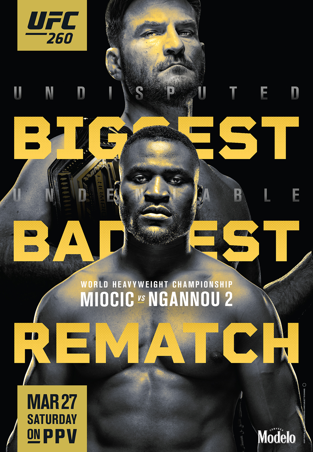 UFC 260 - Las Vegas - Poster et affiche