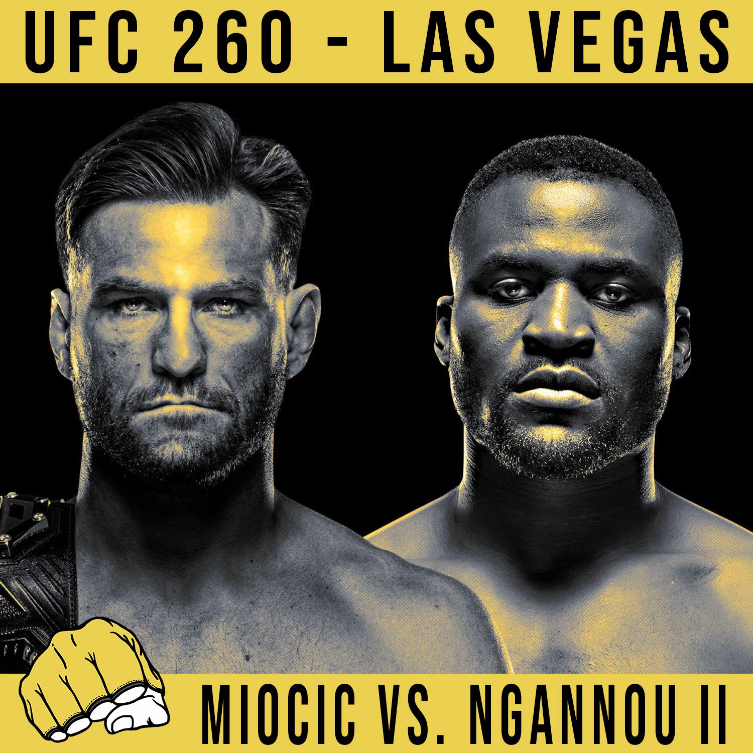 UFC 260 - Las Vegas - Poster et affiche