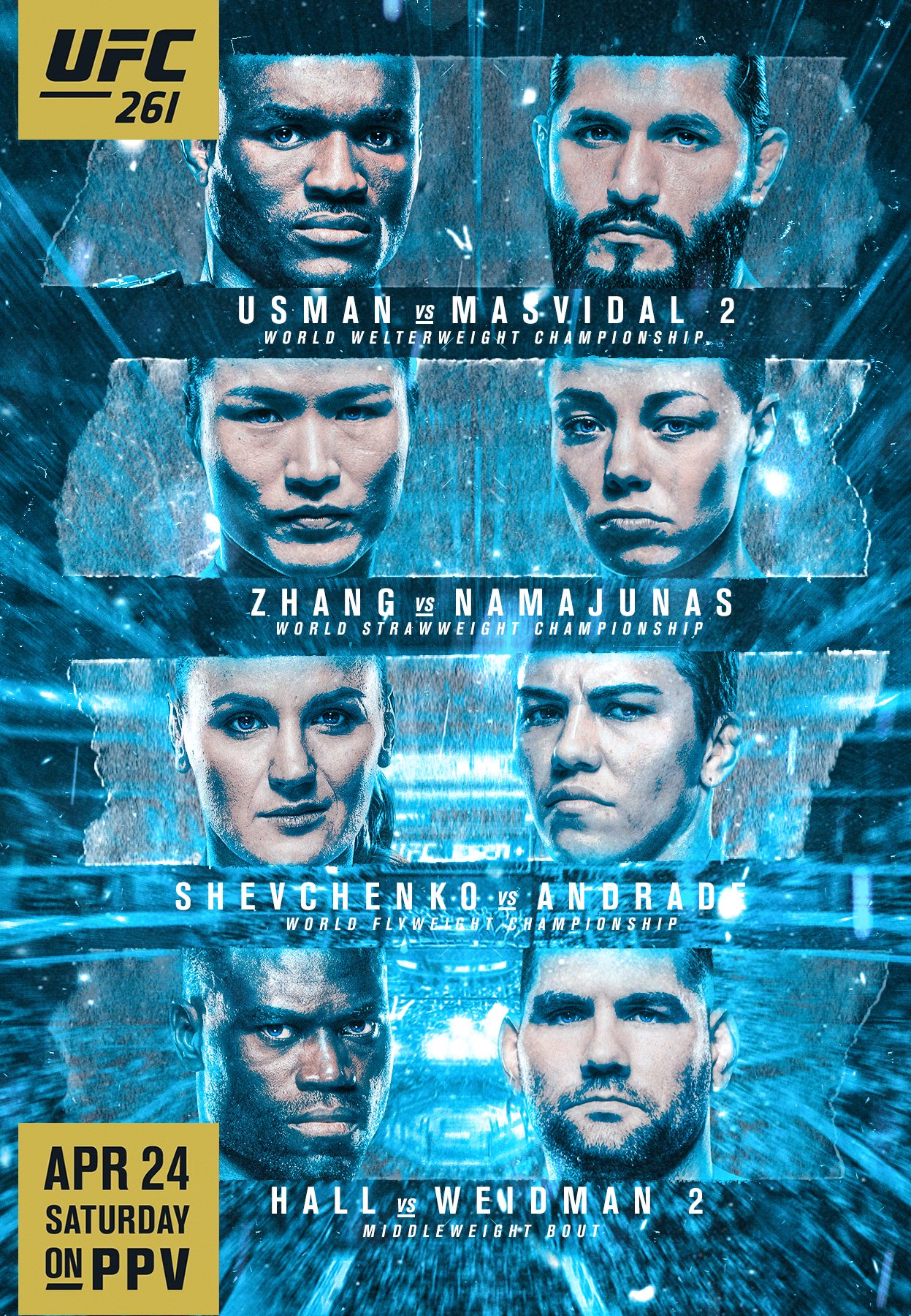 UFC 261 - Jacksonville - Poster et affiche