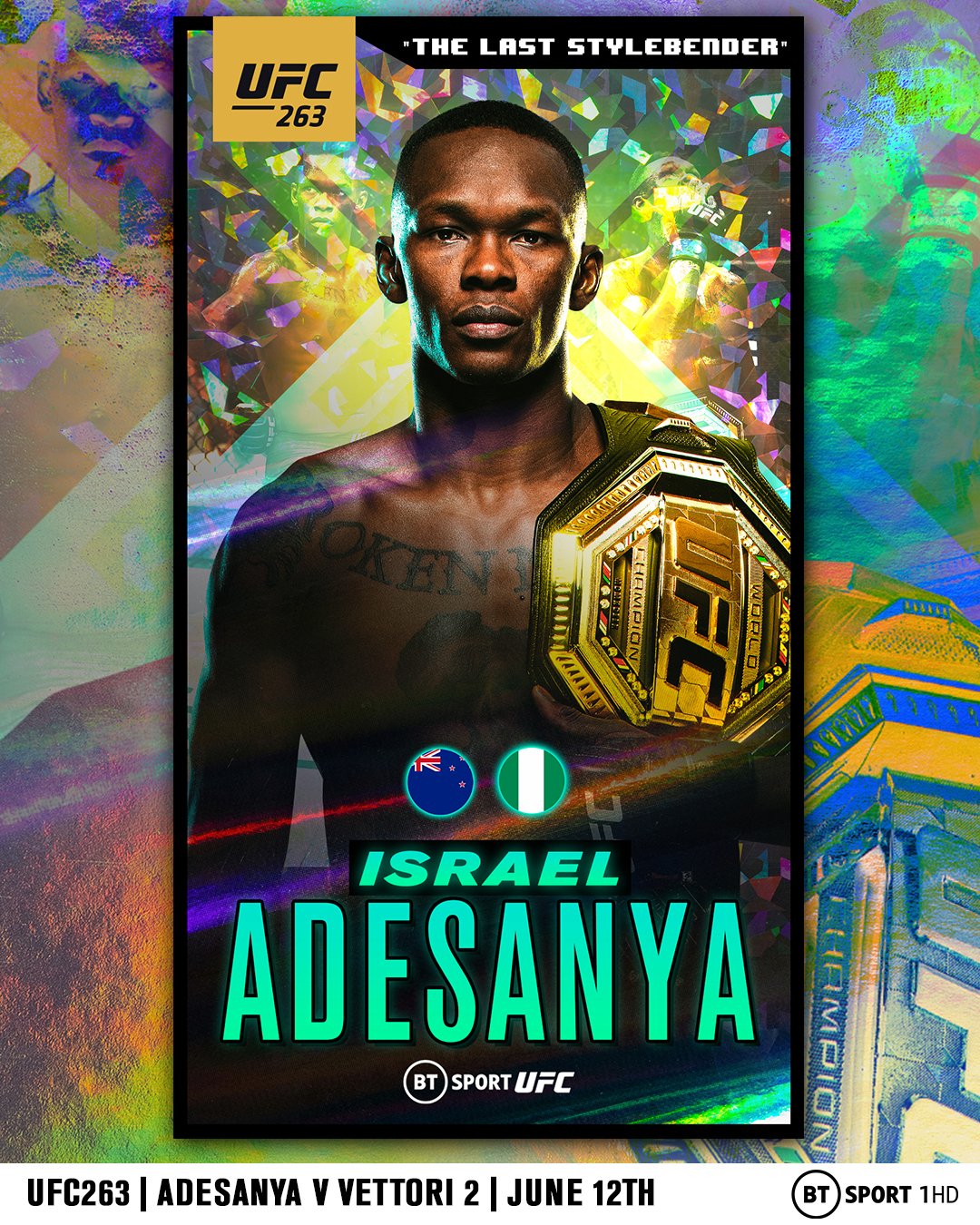 UFC 263 - Glendale - Poster et affiche