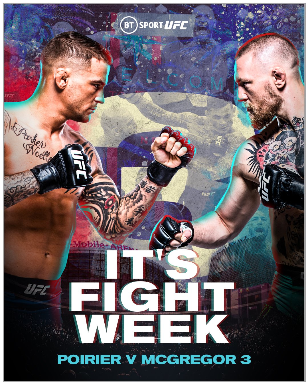 UFC 264 - Las Vegas - Poster et affiche