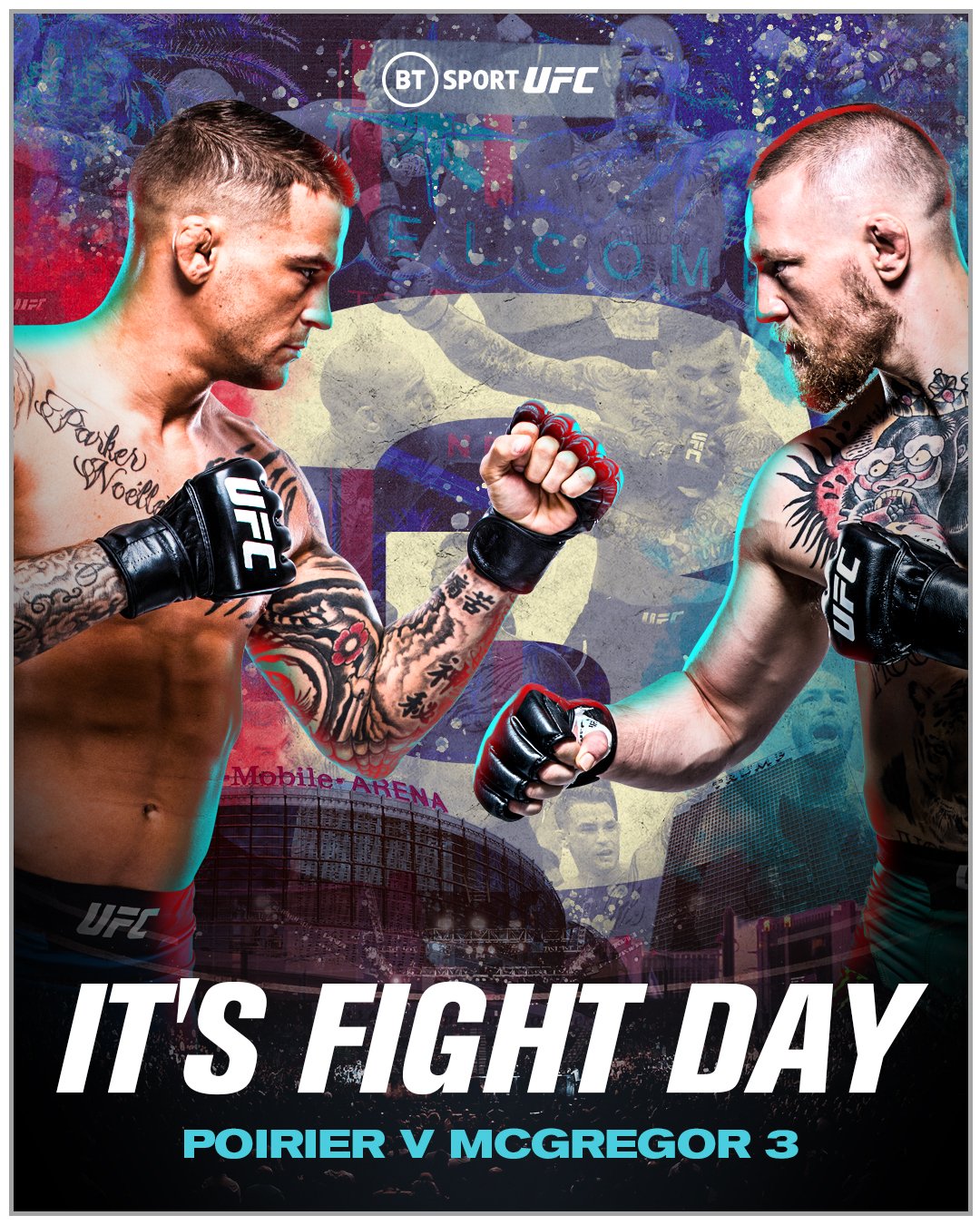 UFC 264 - Las Vegas - Poster et affiche