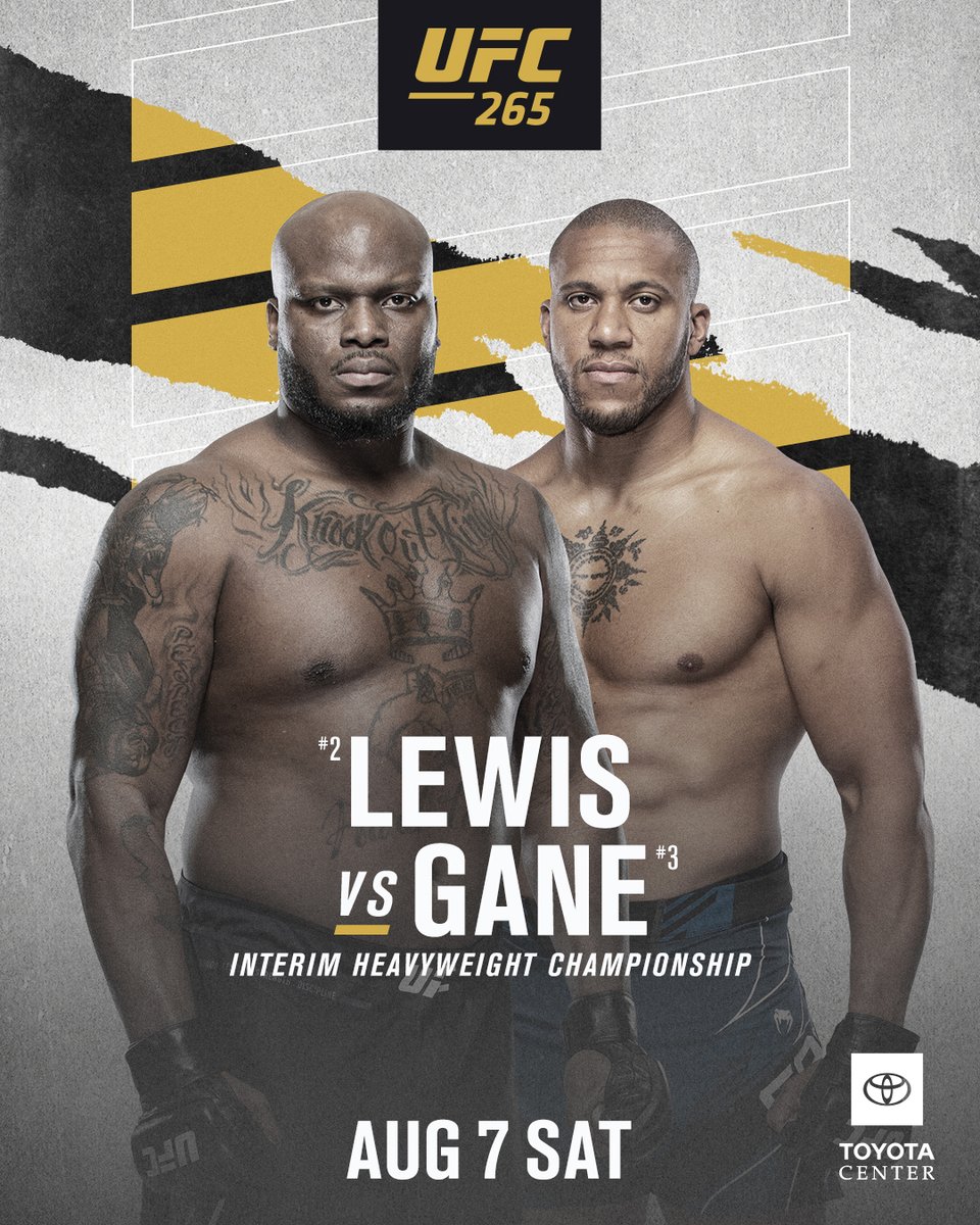 UFC 265 - Houston - Poster et affiche