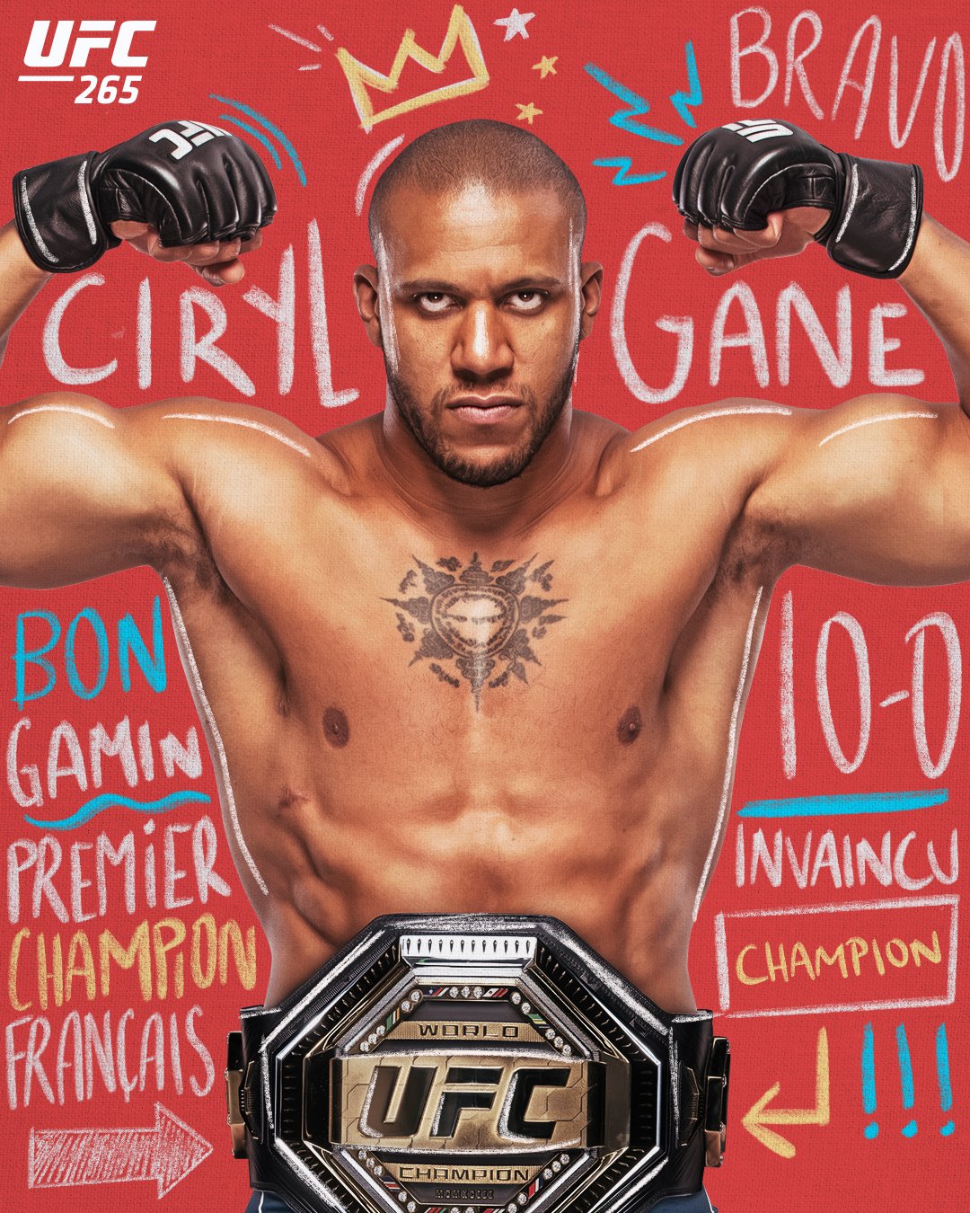 UFC 265 - Houston - Poster et affiche