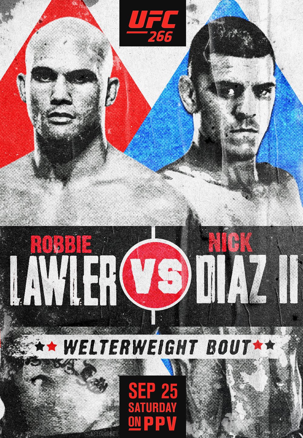 UFC 266 - Las Vegas - Poster et affiche