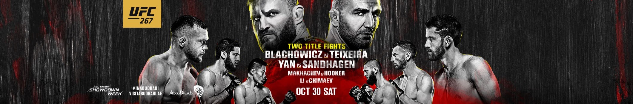 UFC 267 - Abu Dhabi - Poster et affiche