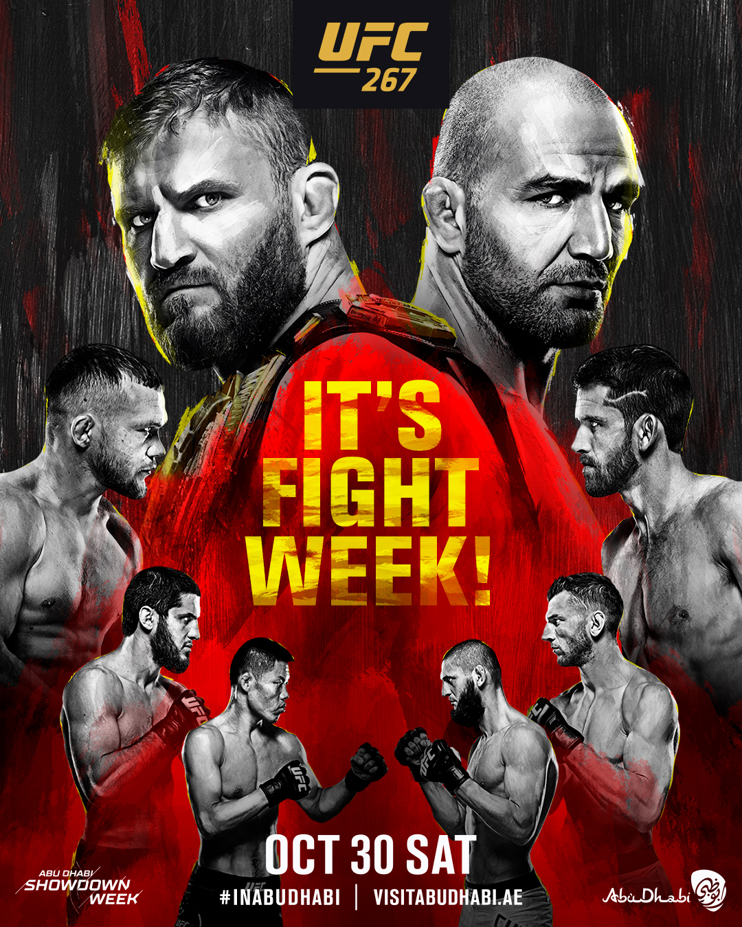 UFC 267 - Abu Dhabi - Poster et affiche