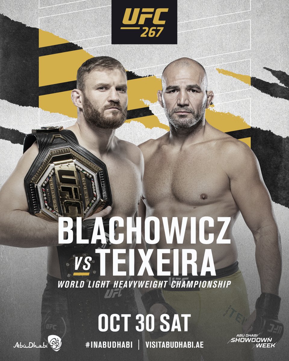 UFC 267 - Abu Dhabi - Poster et affiche