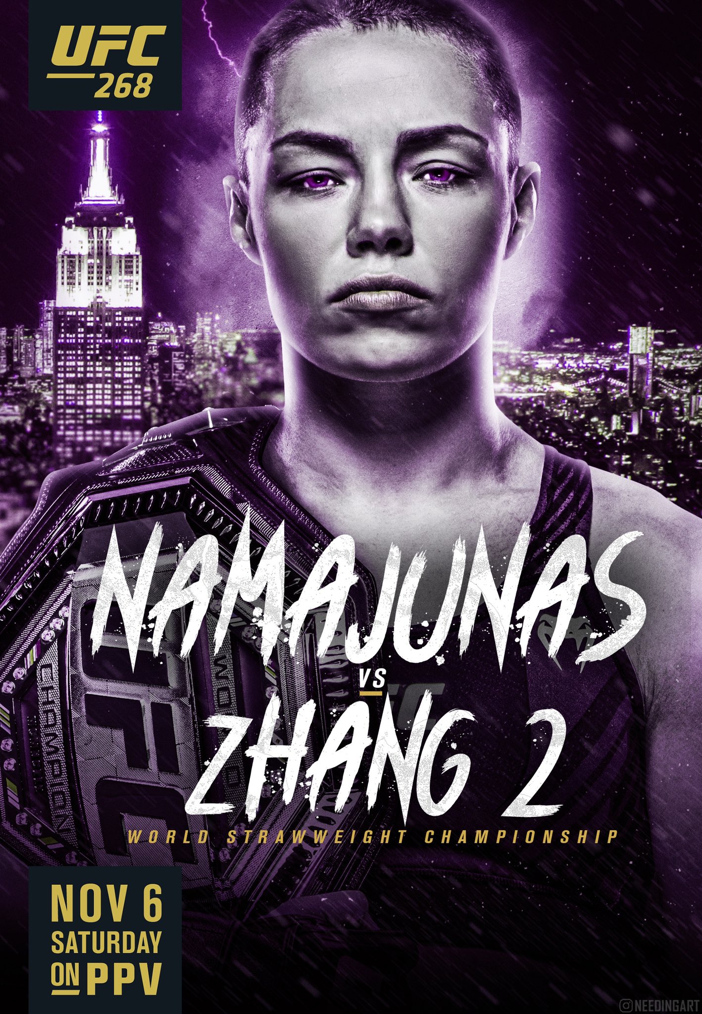 UFC 268 - New York - Poster et affiche