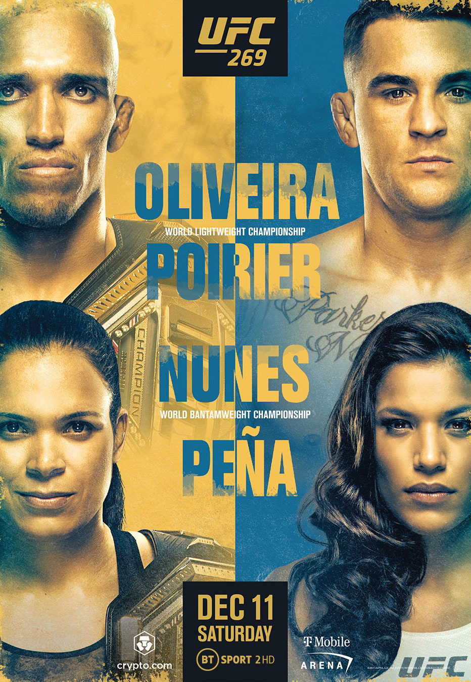 UFC 269 - Las Vegas - Poster et affiche