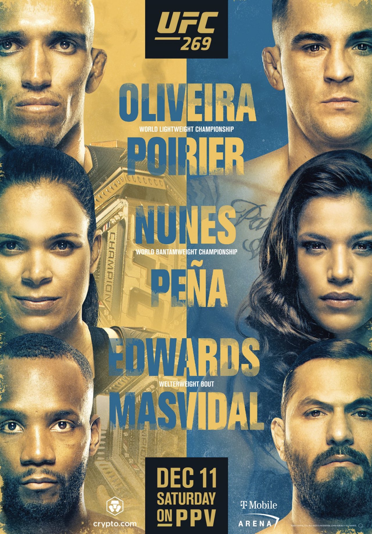 UFC 269 - Las Vegas - Poster et affiche