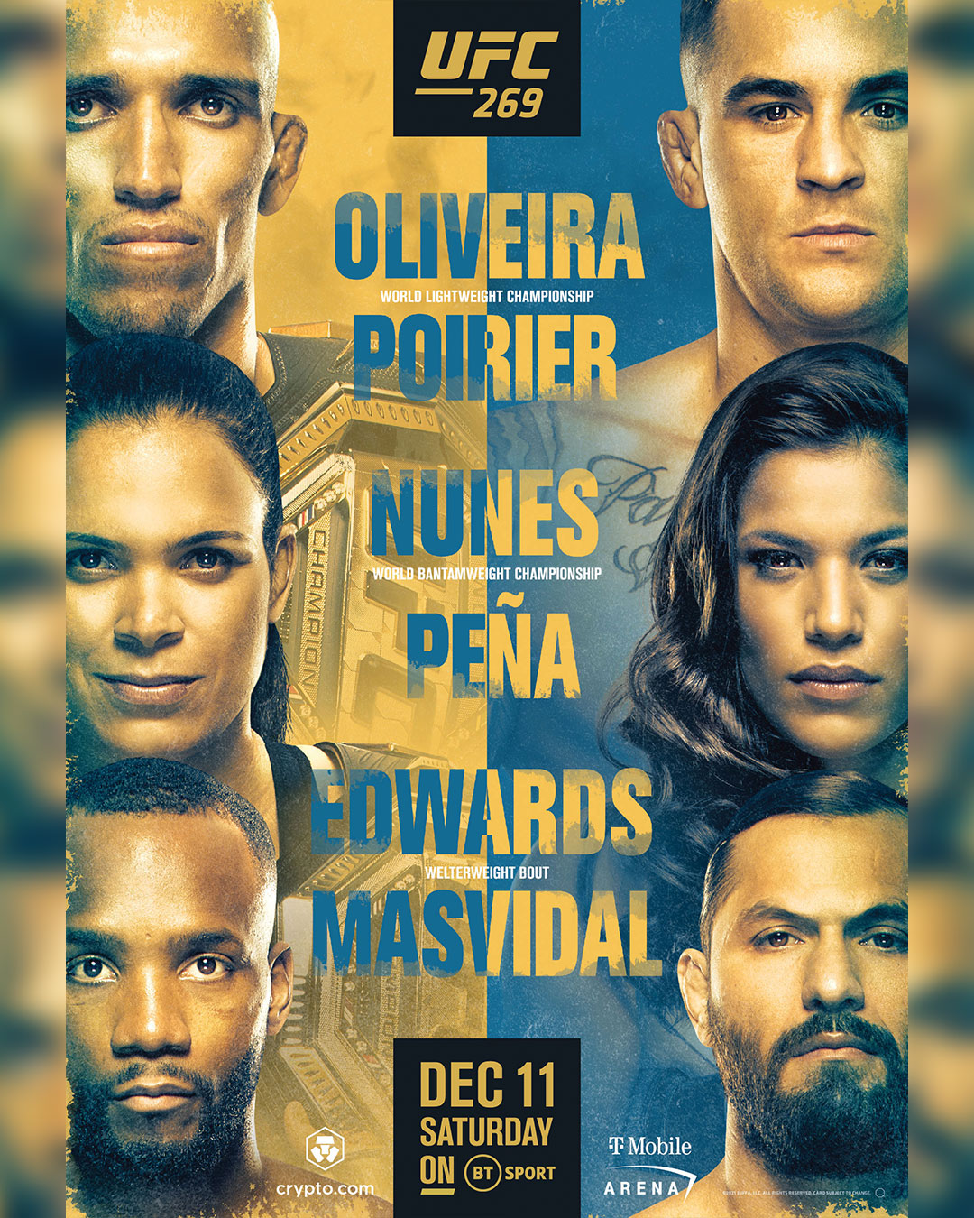 UFC 269 - Las Vegas - Poster et affiche