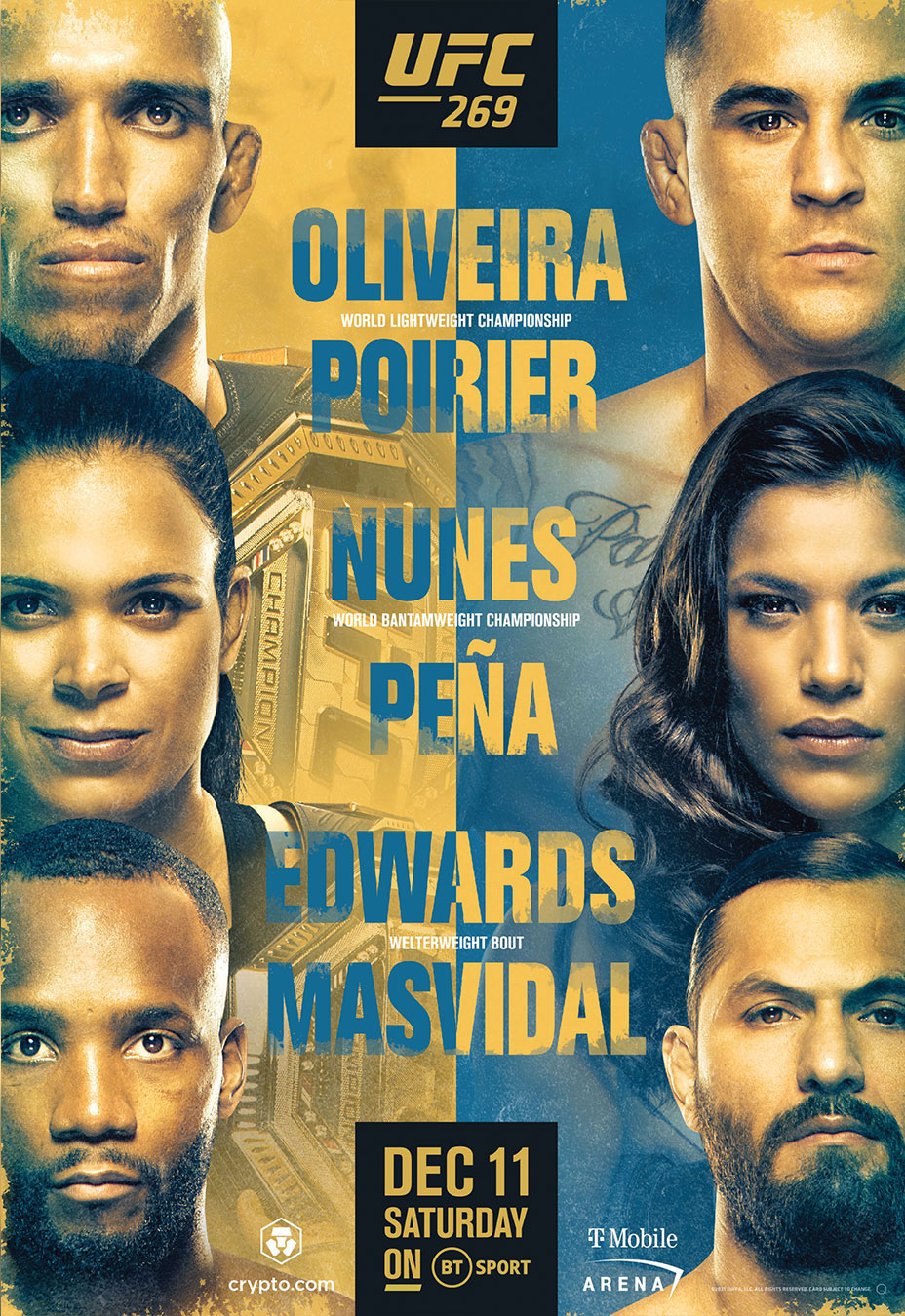 UFC 269 - Las Vegas - Poster et affiche