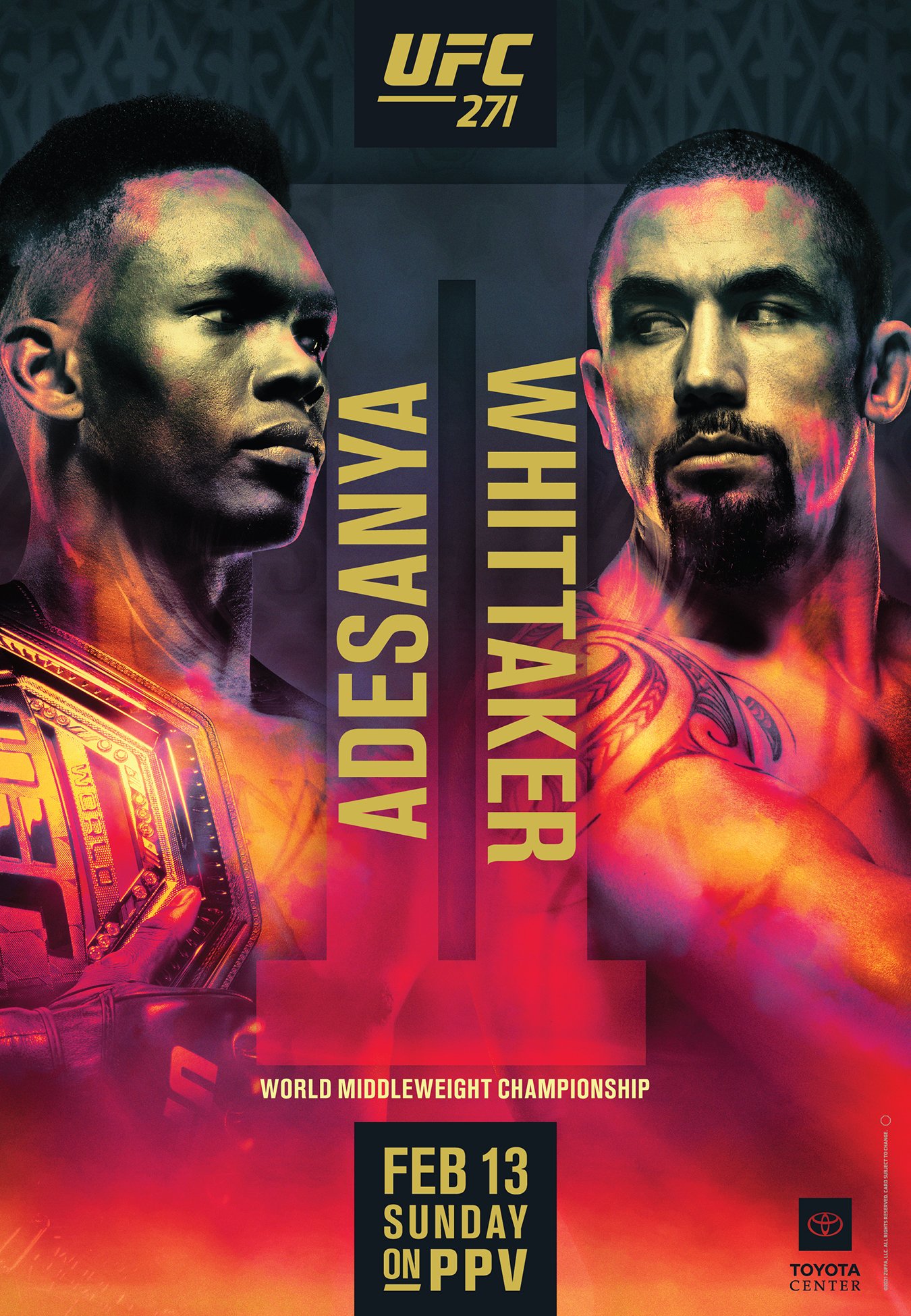 UFC 271 - Houston - Poster et affiche