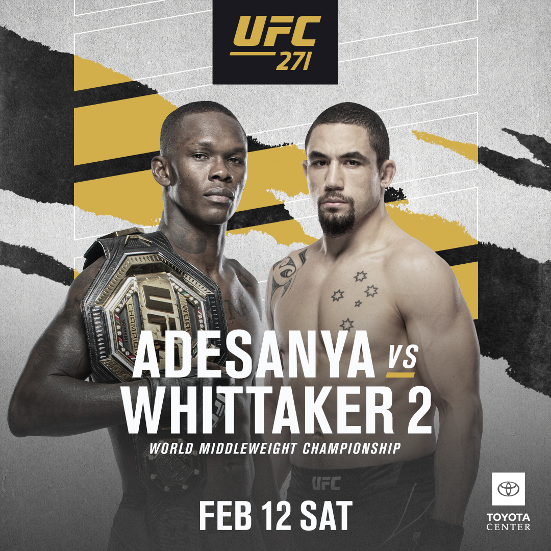 UFC 271 - Houston - Poster et affiche