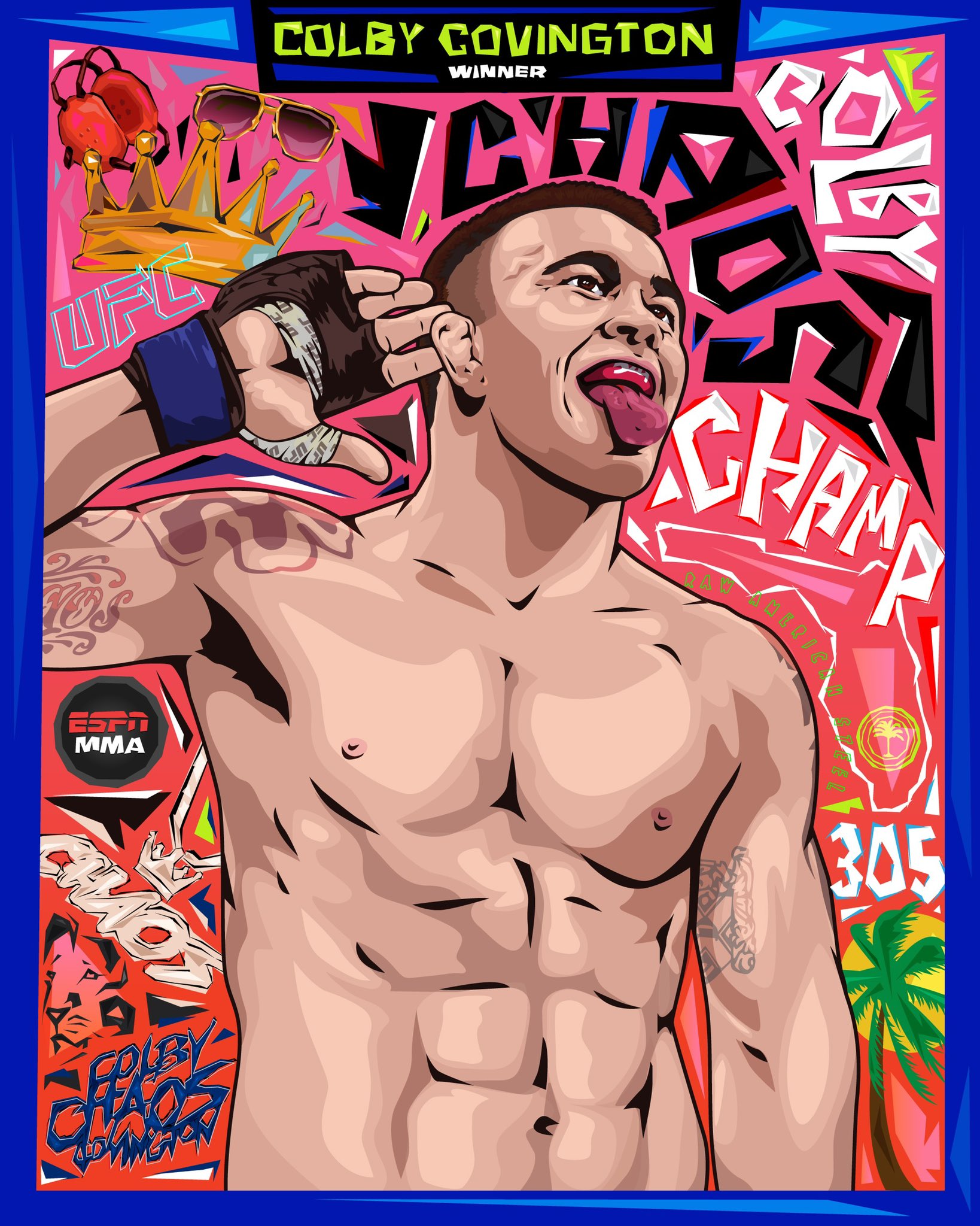 UFC 272 - Las Vegas - Poster et affiche