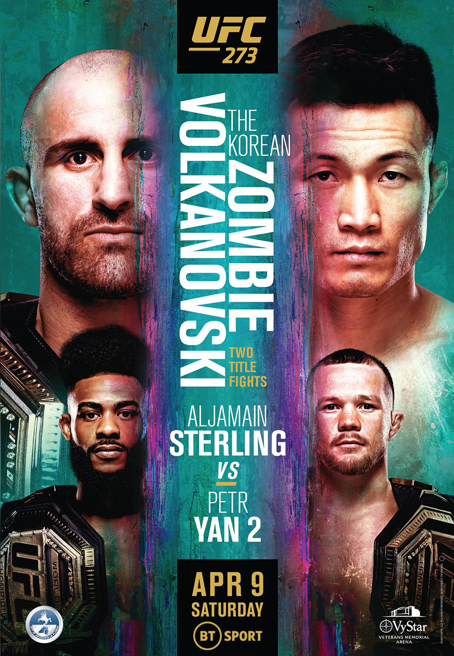 UFC 273 - Jacksonville - Poster et affiche