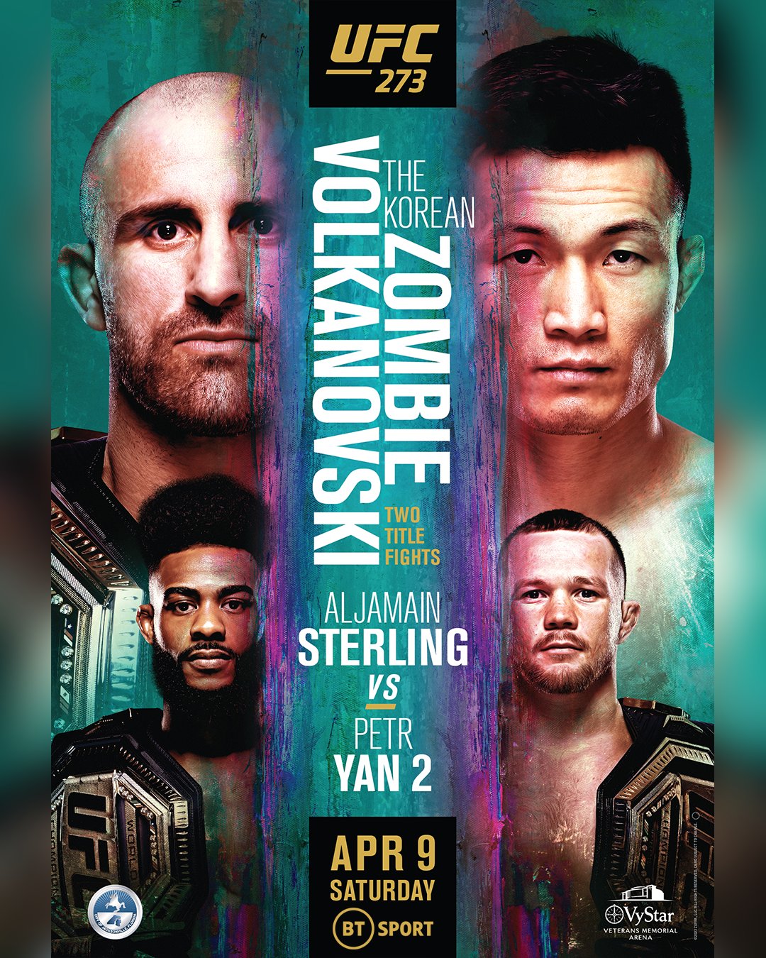 UFC 273 - Jacksonville - Poster et affiche