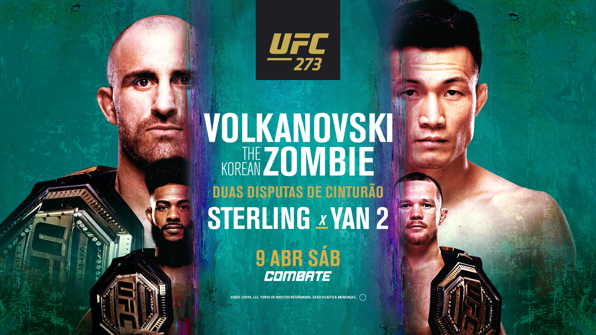 UFC 273 - Jacksonville - Poster et affiche