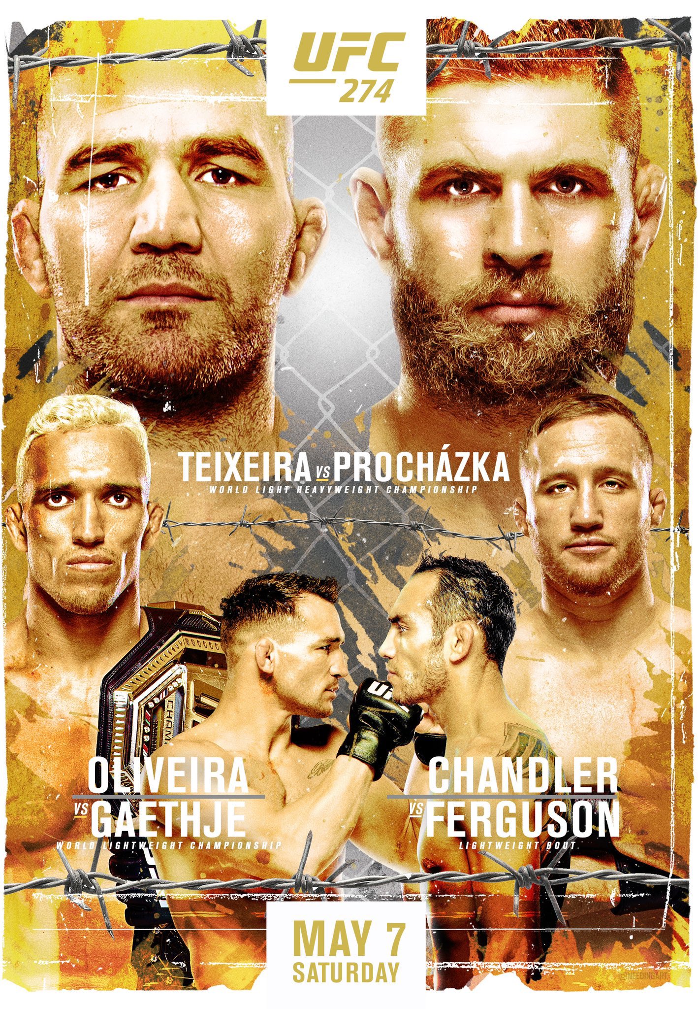 UFC 274 - Phoenix - Poster et affiche