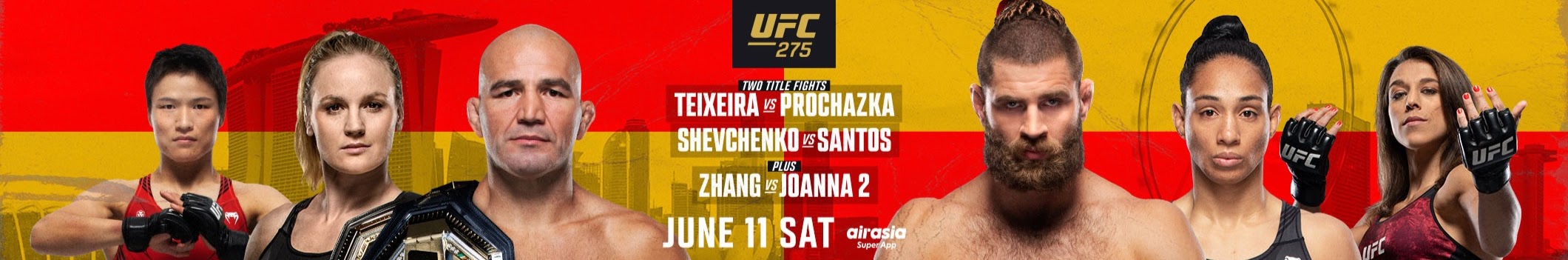 UFC 275 - Singapore - Poster et affiche