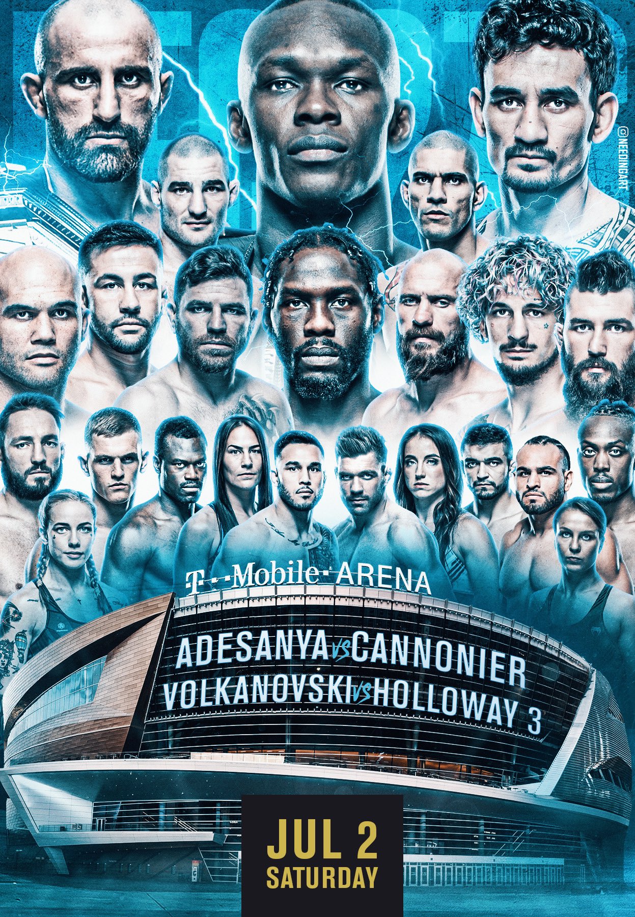 UFC 276 - Las Vegas - Poster et affiche