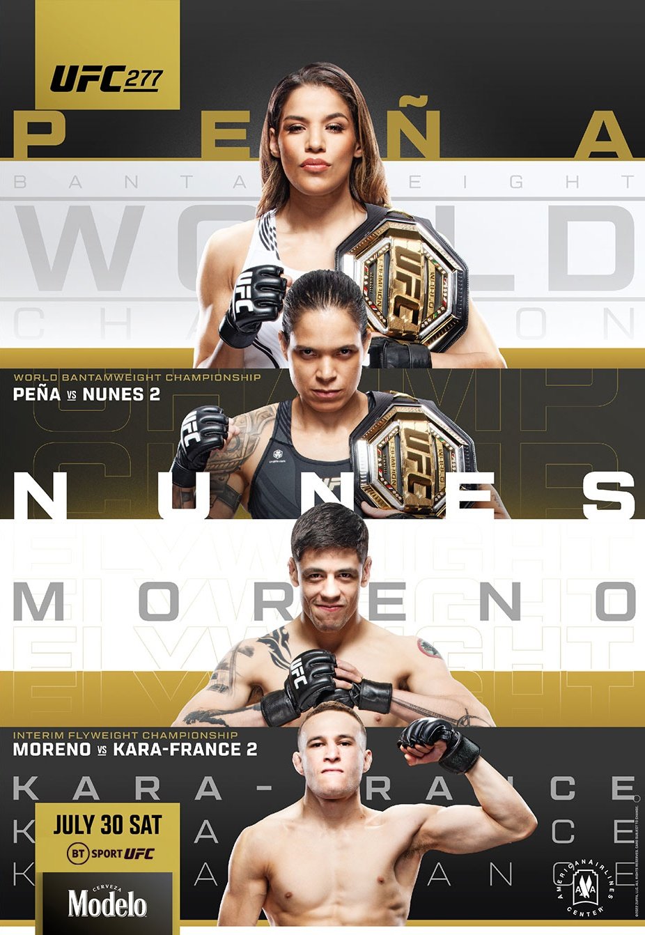 UFC 277 - Dallas - Poster et affiche