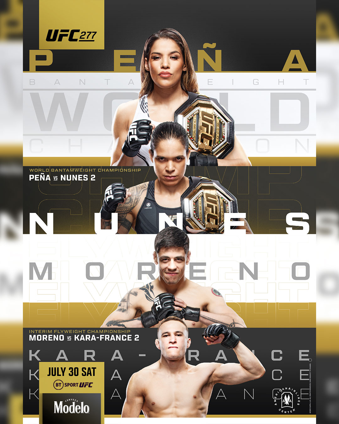 UFC 277 - Dallas - Poster et affiche