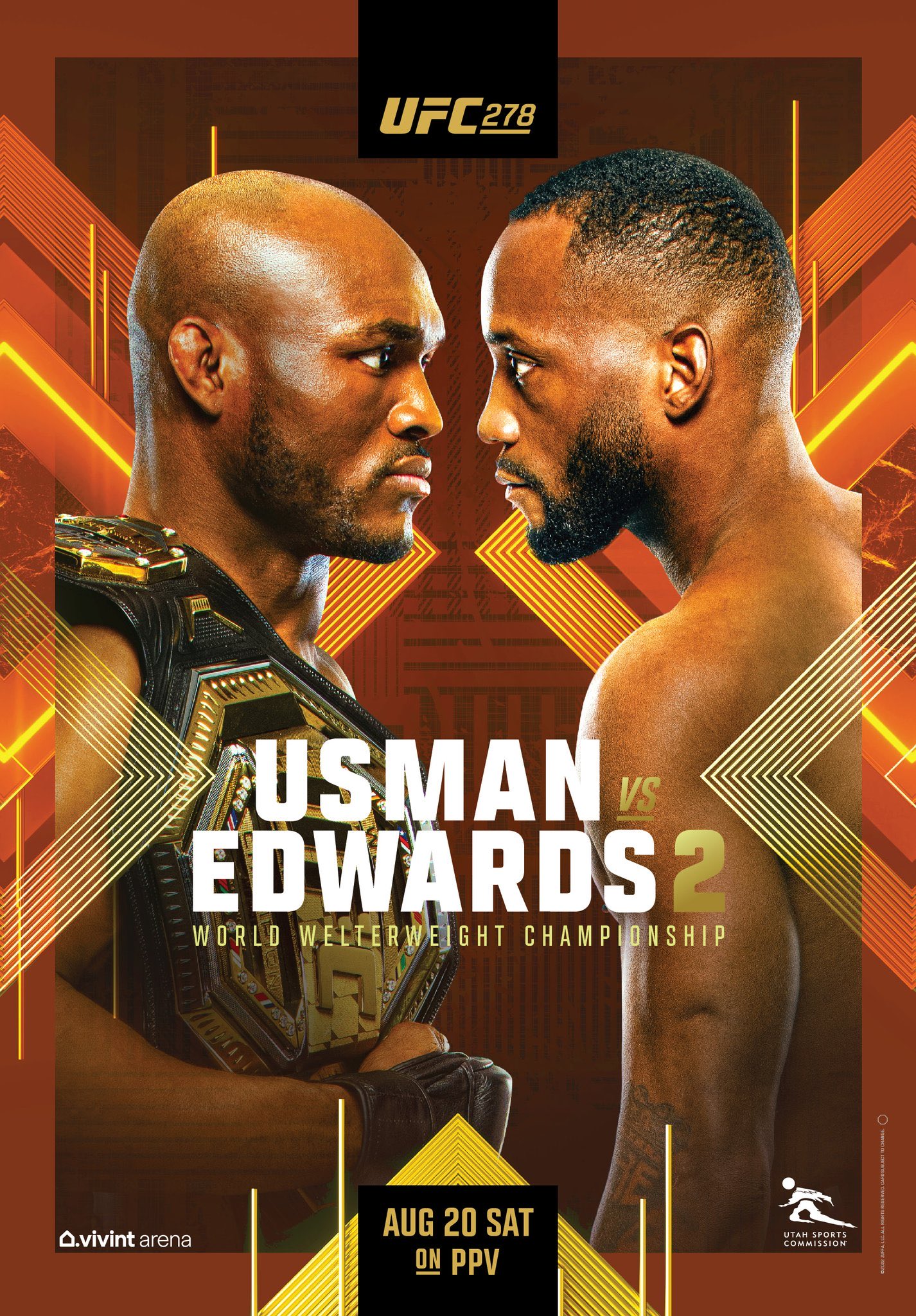 UFC 278 - Salt Lake City - Poster et affiche