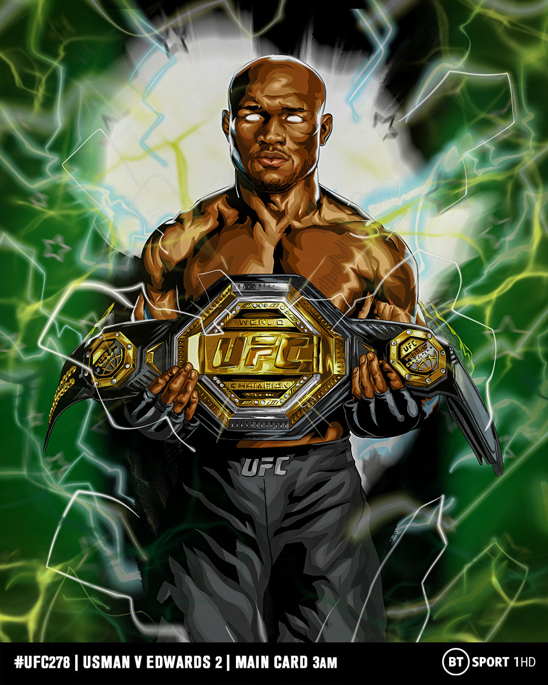 UFC 278 - Salt Lake City - Poster et affiche