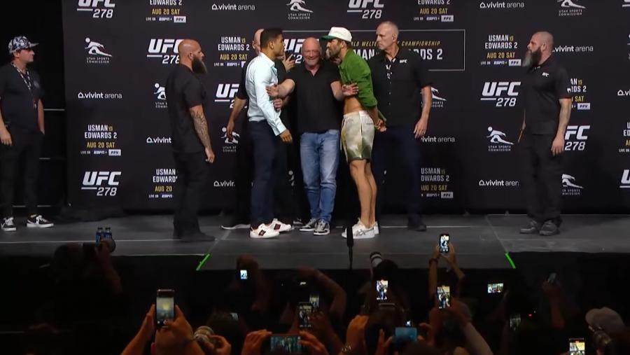 UFC 278 - Salt Lake City - Conférence de presse d'avant combats