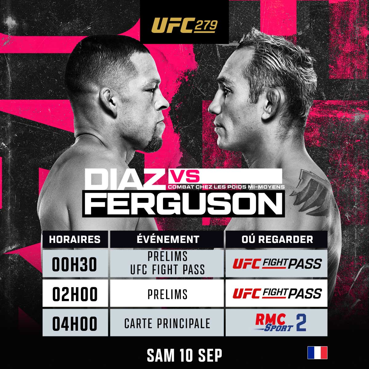UFC 279 - Las Vegas - UFC 279 - Diffusion TV