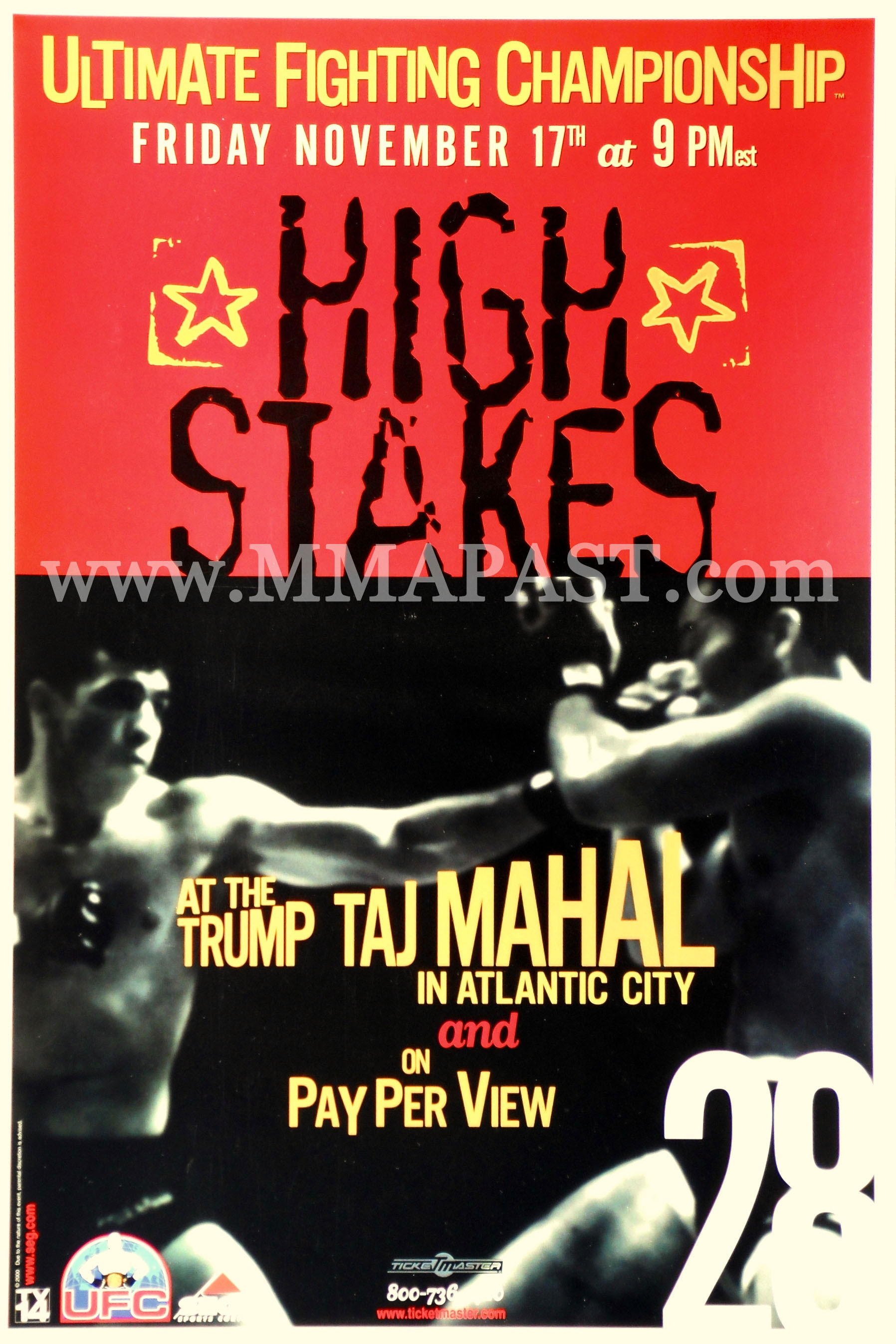 Poster/affiche UFC 28