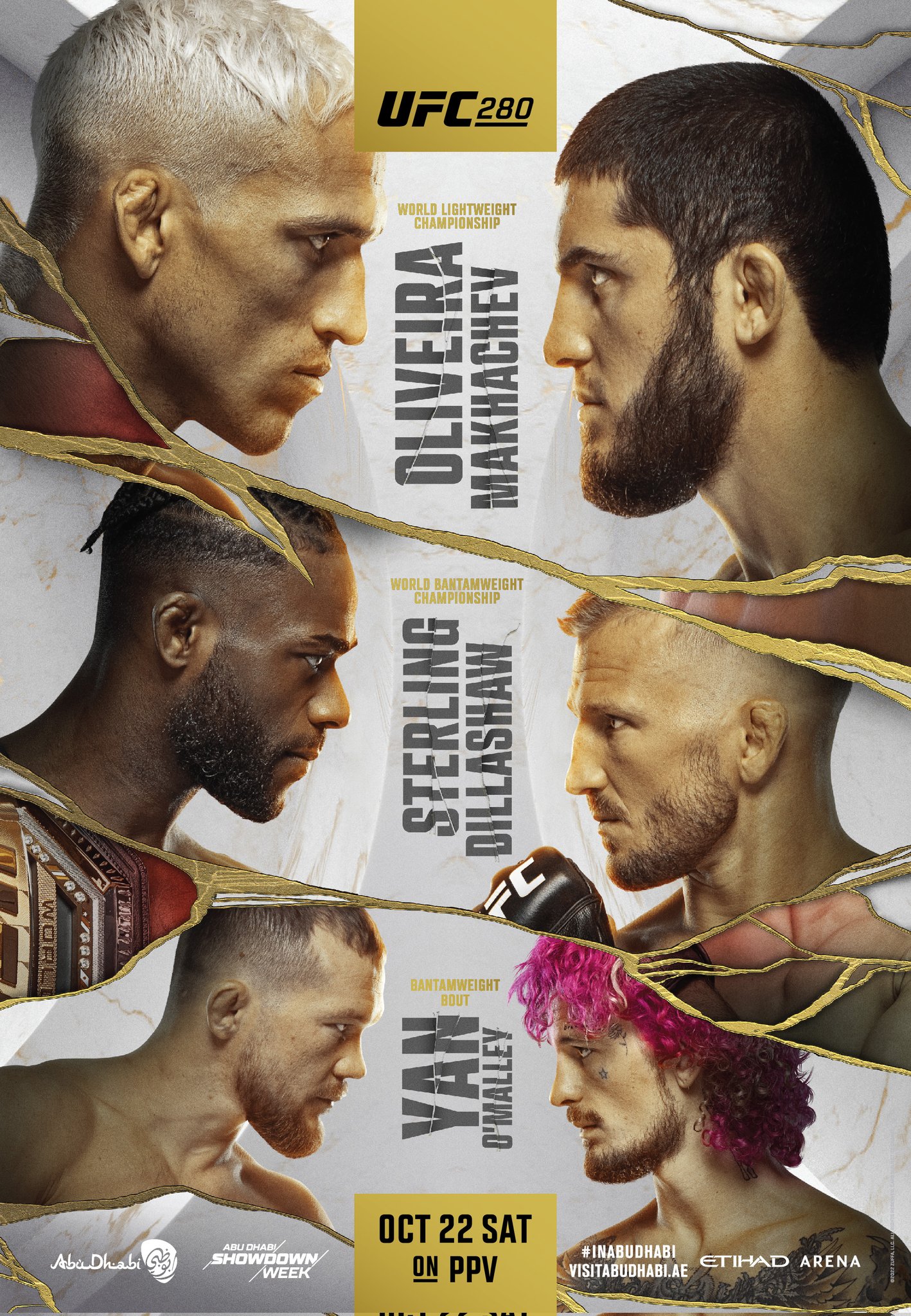 UFC 280 - Abou Dhabi - Poster et affiche