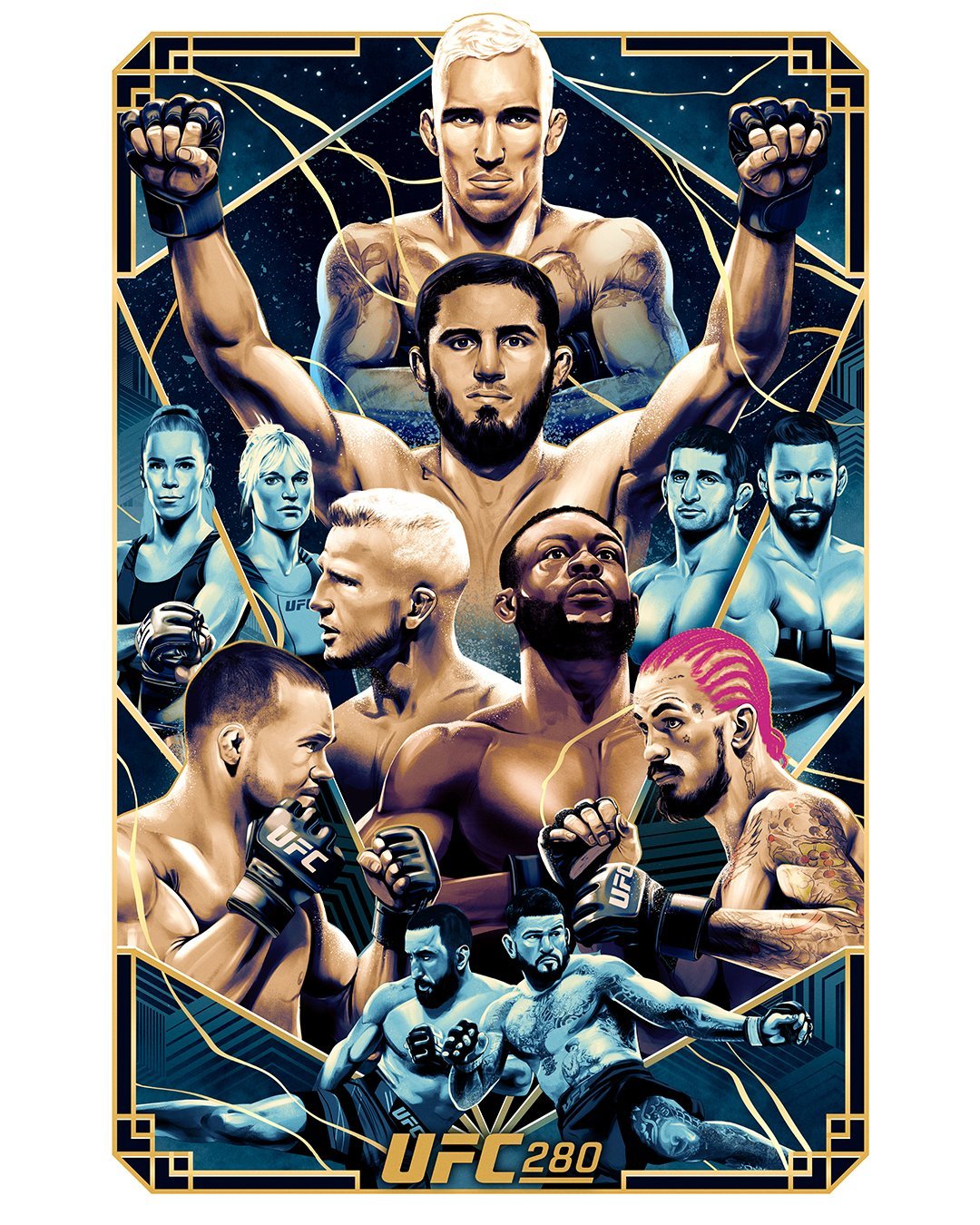 UFC 280 - Abou Dhabi - Poster et affiche