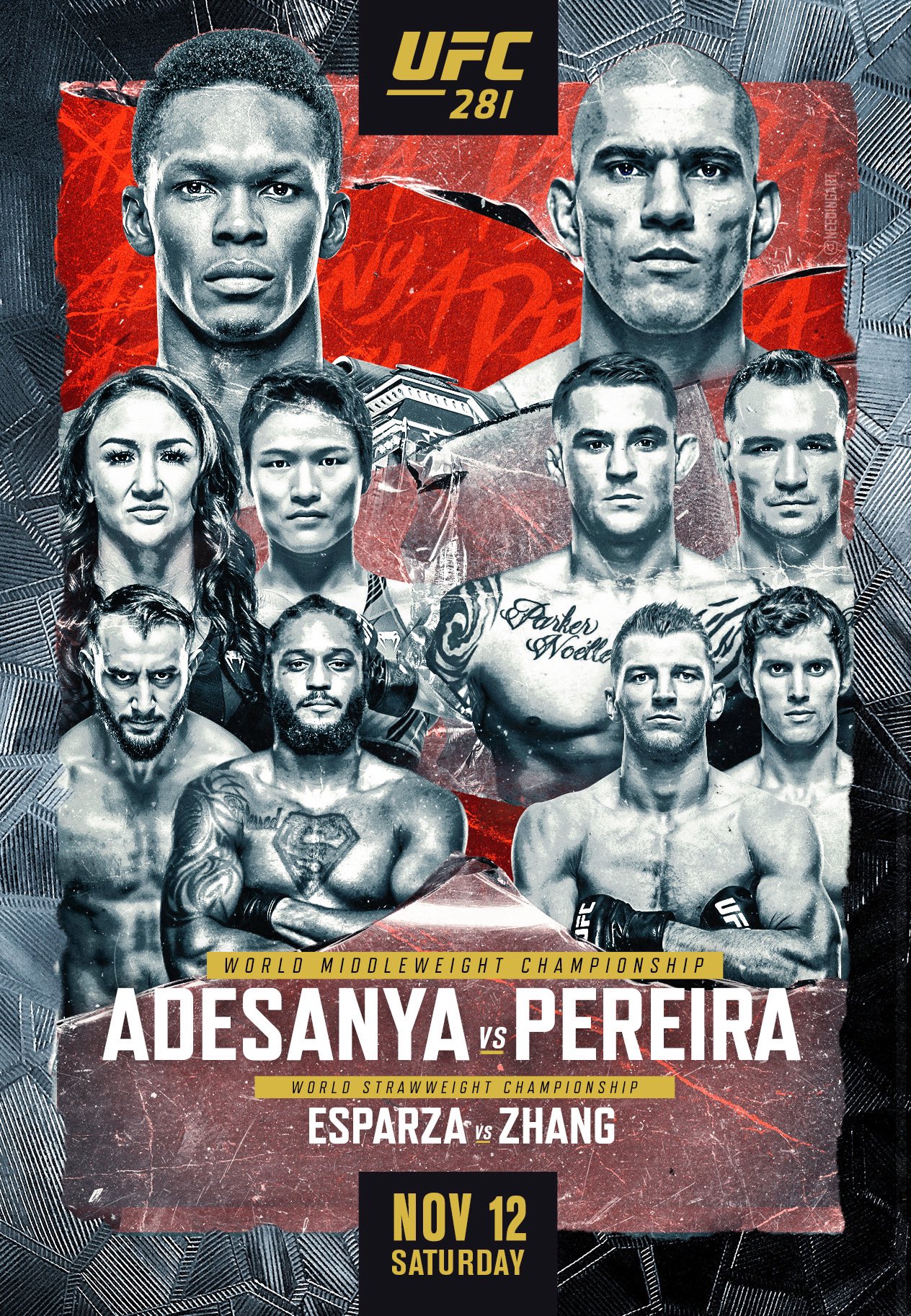 UFC 281 - New York City - Poster et affiche