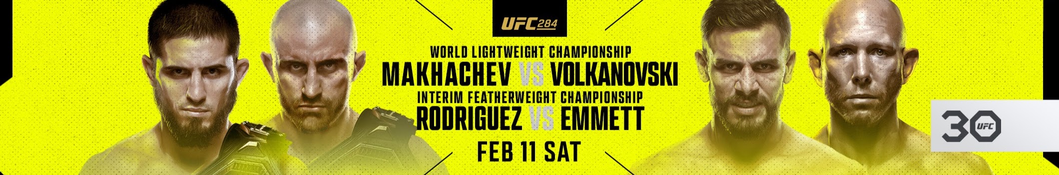 UFC 284 - Perth - Poster et affiche