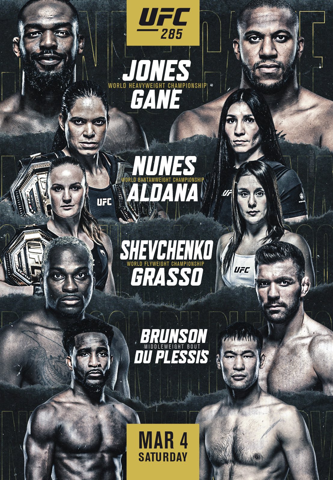 UFC 285 - Las Vegas - Poster et affiche