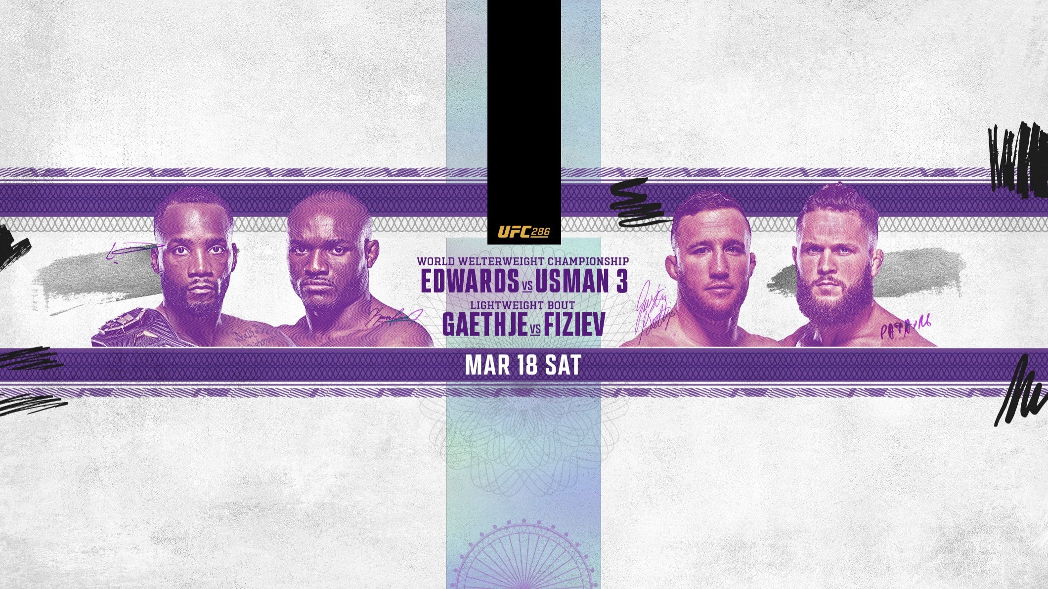 UFC 286 - Londres - Poster et affiche