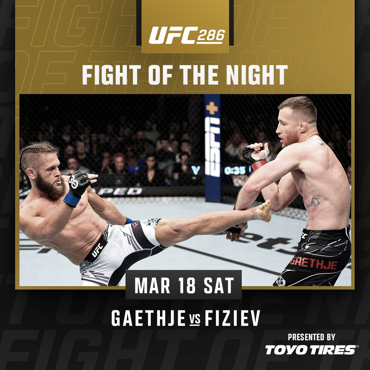 UFC 286 - Justin Gaethje vs Rafael Fiziev