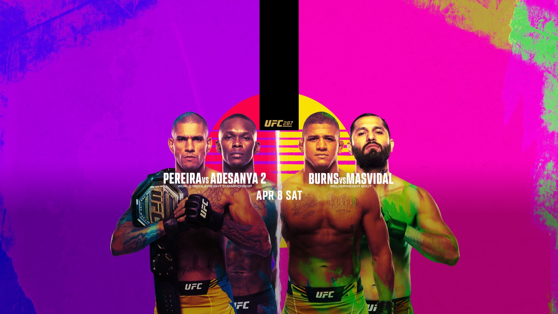 UFC 287 - Miami - Poster et affiche