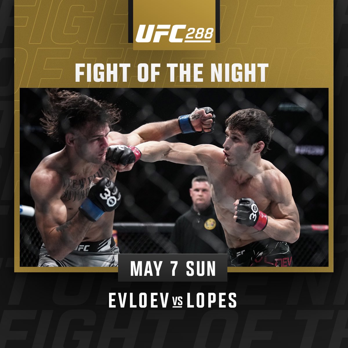 UFC 288 - Movsar Evloev vs Diego Lopes