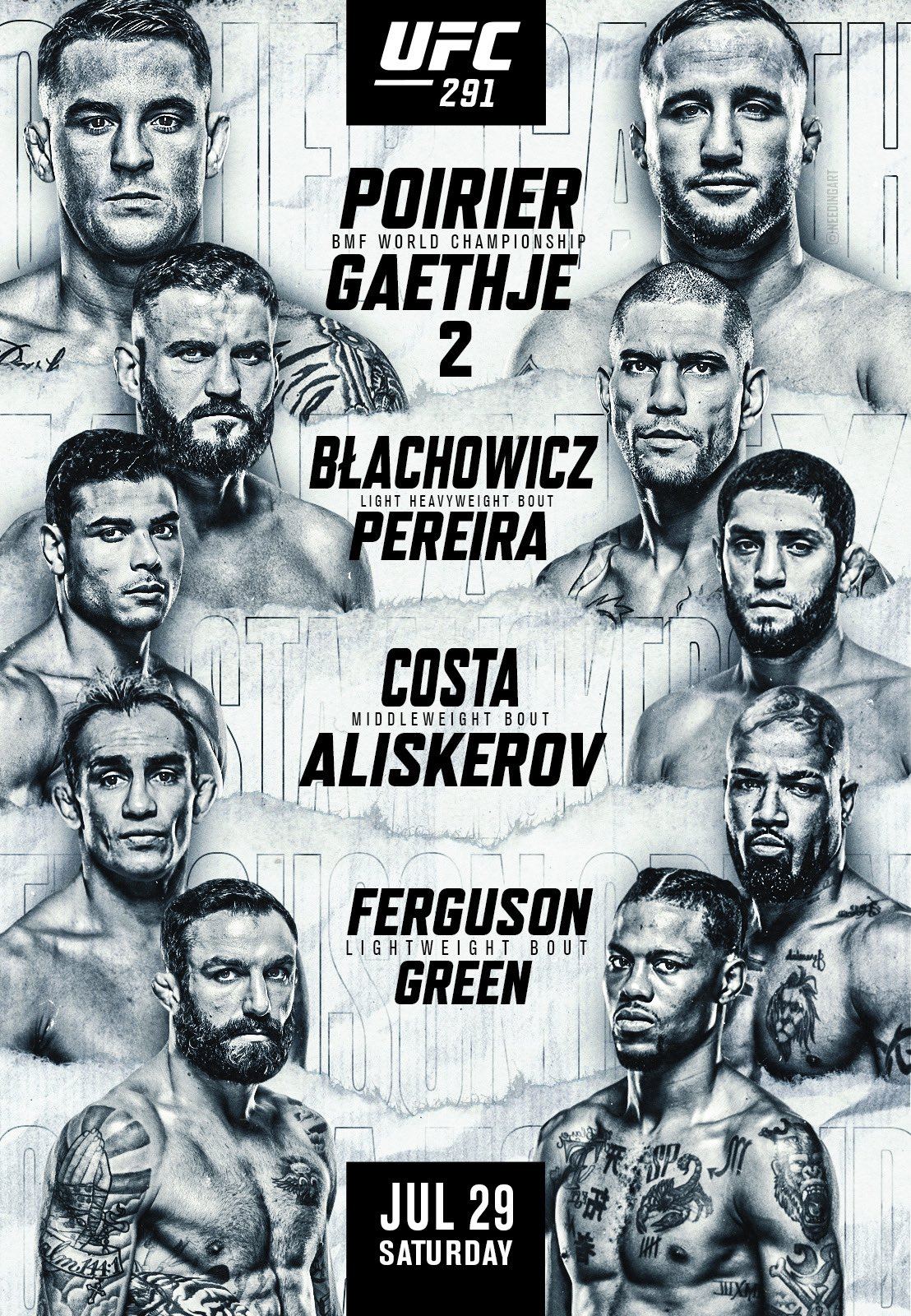 UFC 291 - Salt Lake City - Poster et affiche